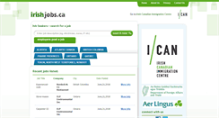 Desktop Screenshot of irishjobs.ca